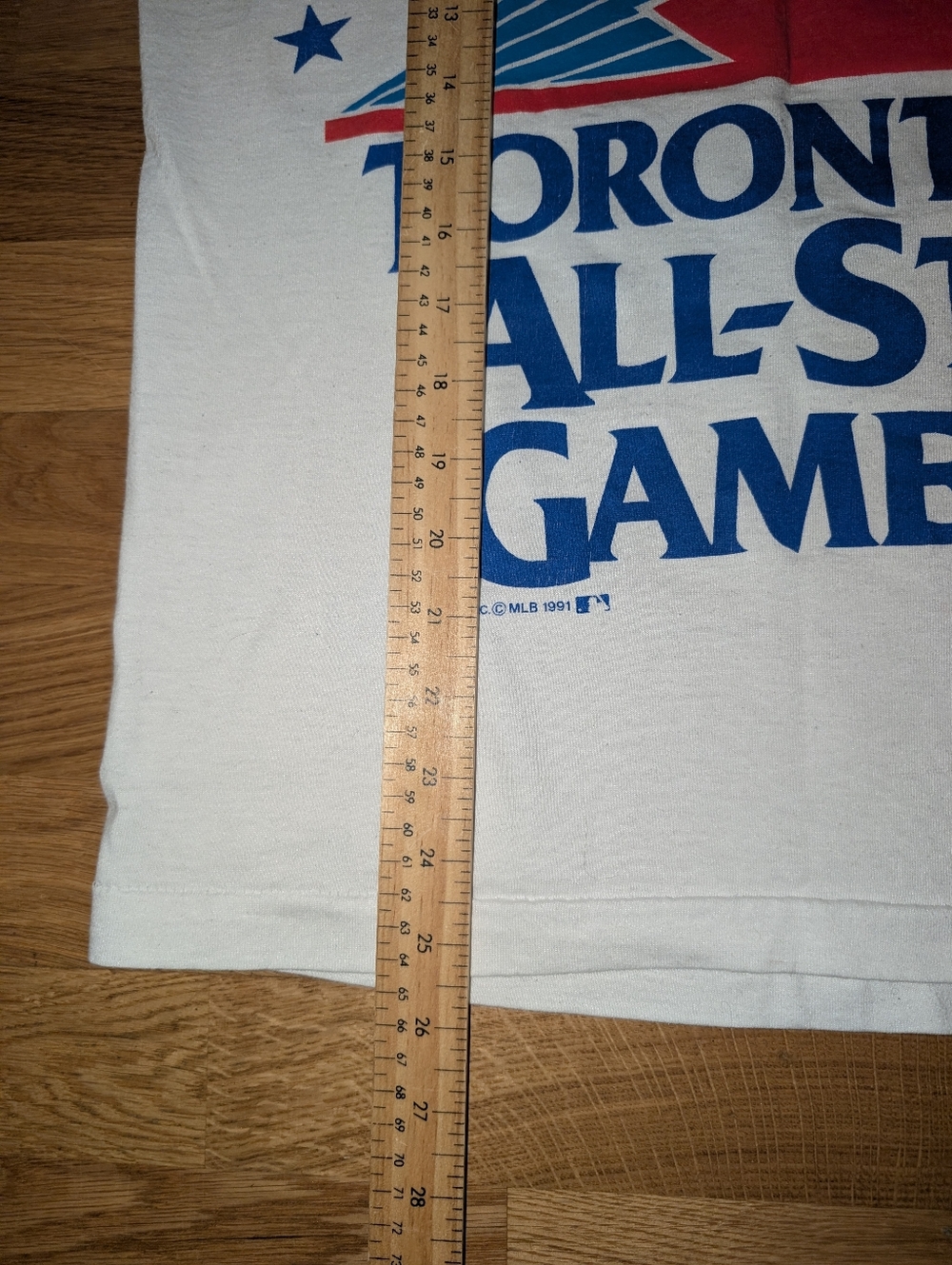Vintage Single Stitch Toronto Blue Jays '91 All-Star Game Graphic Tee - Picture 9 of 9